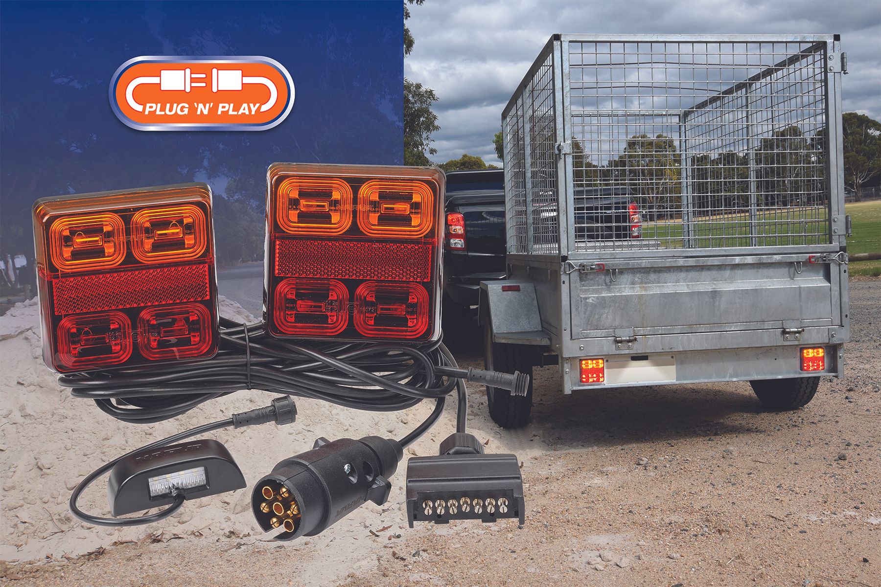 Narva 'Plug & Play' Trailer Lamp Kit